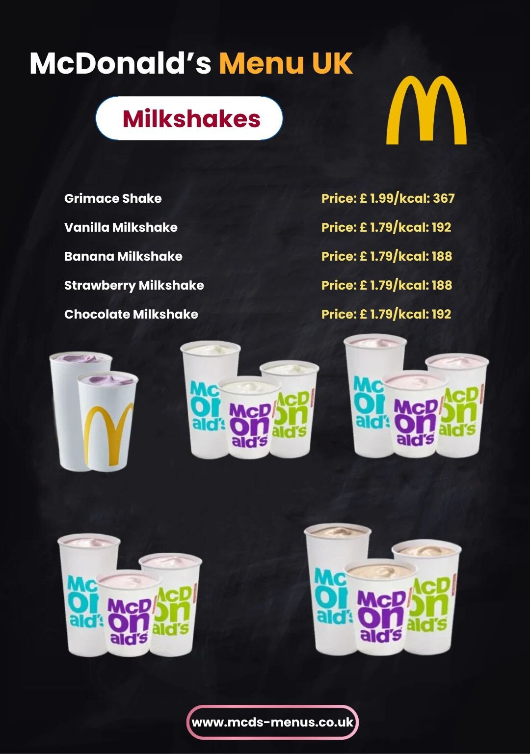 McDonald’s Milkshakes