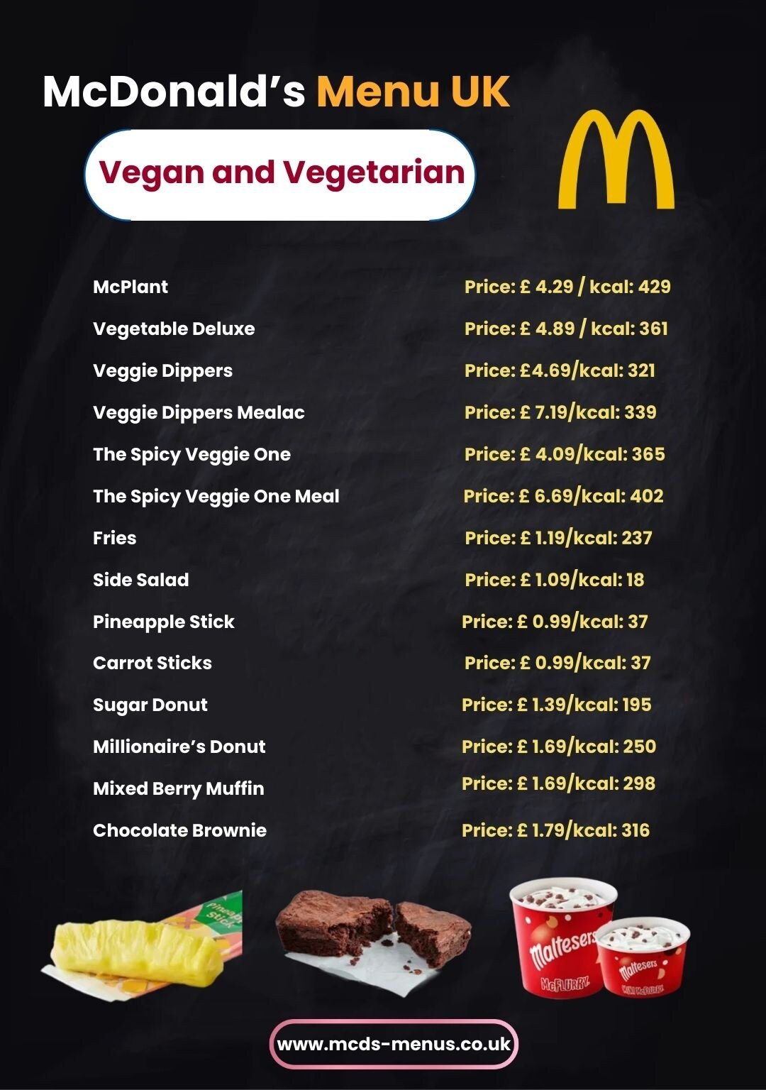 McDonald’s Vegan and Vegetarian