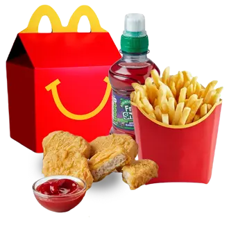 Mcdonald's 4 Chicken McNuggets Happy Meal