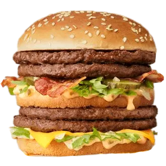 Mcdonald's Double Big Mac with Bacon