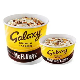 Mcdonald's Galaxy Caramel McFlurry