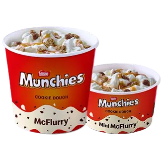 Mcdonald's Munchies Cookie Dough McFlurry