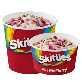 Mcdonald's Skittles McFlurry